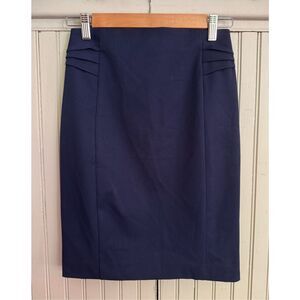 Elegant Navy Blue Women's Skirt